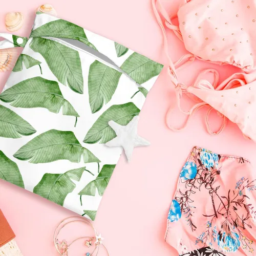 Miniatura 5 de Bolsa húmeda, bolsa húmeda para traje de baño, viajes, playa, piscina, pañales, ropa sucia de yoga, gimnasio, bolsa de maquillaje, impermeable