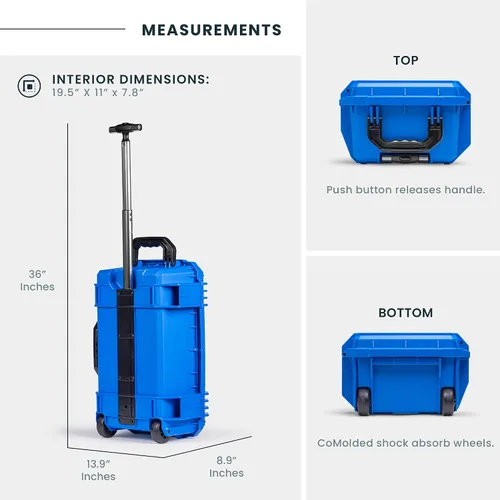 Miniatura 3 de Seahorse Protective Equipment Cases Estuche de transporte SE830 Negro