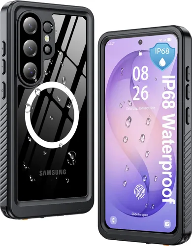 Miniatura 27 de ANTSHARE Funda magnética para Samsung Galaxy S25 FE, impermeable, con protector de pantalla integrado y protección de cámara