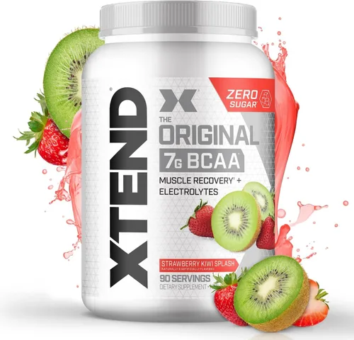 Miniatura 21 de XTEND Original BCAA - Polvo de Frutas Knockout Punch Bebida de recuperación muscular post entrenamiento sin azúcar con aminoácidos 7 g de BCAA