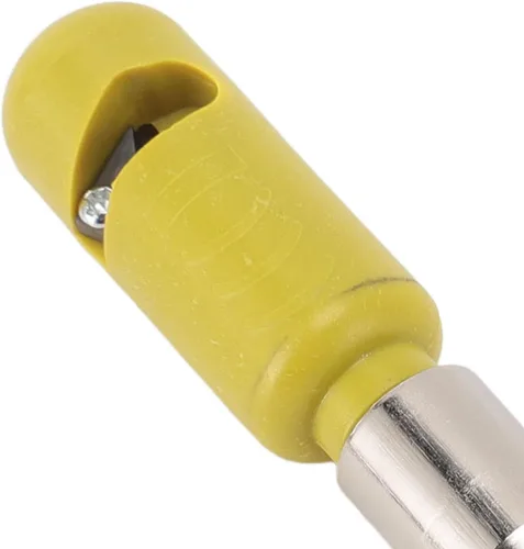 Miniatura 7 de Herramienta pelacables de 6 mm², herramienta pelacables para taladro inalámbrico, pelador de alambre eléctrico de acero al carbono con longitud