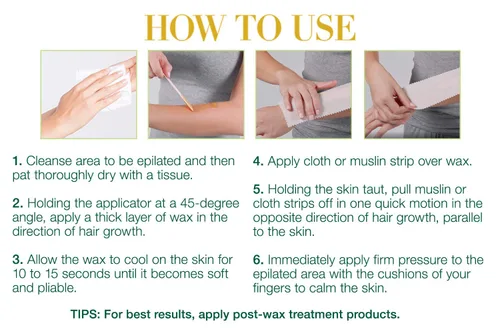 Miniatura 5 de Clean + Easy Cera suave multiusos – Cera para pieles sensibles, depilación para vello corporal y facial, 14 onzas Original