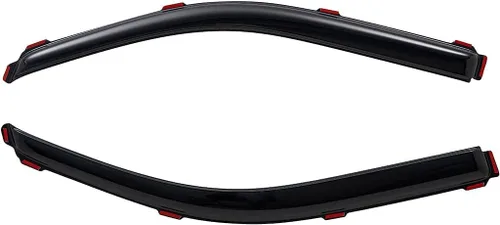 Miniatura 4 de Lightronic WV192741 - Viseras de ventana de automóvil en canal, color humo oscuro, juego de 2 piezas, se adapta a Ford F-150 SuperCab/SuperCrew