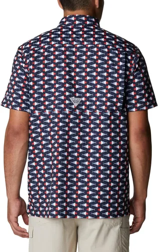 Miniatura 2 de PFG Super Slack Tide Camp - Camiseta para hombre, color gris
