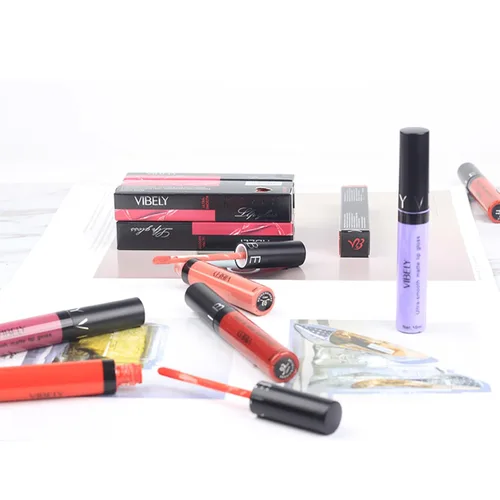 Miniatura 3 de Esmalte de labios de copa antiadherente mate de 11 colores, brillo de labios no decolorante, lápiz labial de 0.34 onzas líquidas A01-26
