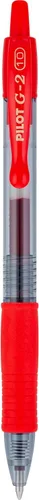 Miniatura 6 de Pilot G2 Bolígrafos de gel premium con punta rodante, punta gruesa de 1 mm, bolígrafos rojos, paquete de 12 - Ideal para la escuela, escritura