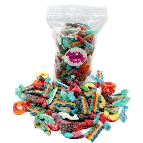 Miniatura 3 de Smarty Stop Gomitas surtidas de mezcla agria (1 libra (paquete de 1))