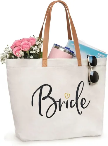 Miniatura 10 de ELEGANTPARK Mrs Bag Mrs Gifts 2025 Regalos para novia, bolsa de mano para boda, despedida de soltera, despedida de soltera, luna de miel, bolsa