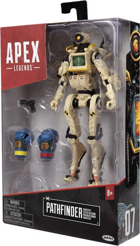 Miniatura 8 de Electronic Arts Apex Legends Pathfinder Figura de acción con prueba de choque de piel rara de 6 pulgadas figura de acción coleccionable