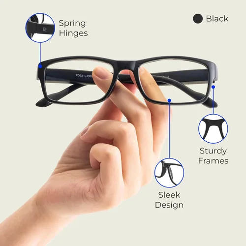 Miniatura 6 de Readerest Gafas de Lectura con Filtro de Luz Azul - Gafas Ligeras para Computadora con Bisagras de Resorte - Protección UV, Antirreflejos y Contra