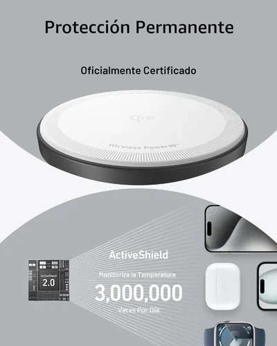 Miniatura 6 de Anker MagGo Soporte de carga inalámbrico 3 en 1 compatible MagSafe, de 15 W, con certificado Qi2, accesorio de escritorio, para iPhone 16, 15, 14
