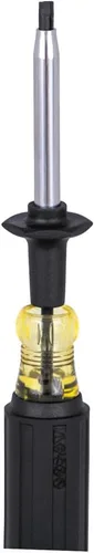 Miniatura 8 de Klein Tools 85153K - Juego de destornilladores de sujeción de tornillos ranurados, 3/16 pulgadas, destornillador de cabeza plana de hoja dividida