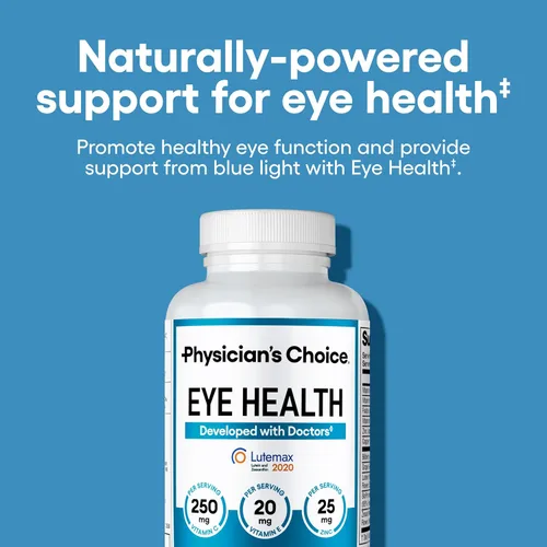 Miniatura 2 de Physician's Choice Salud ocular - Luteína, zeaxantina y extracto de arándano - Apoya la fatiga ocular, los ojos secos y la salud de la visión - 2