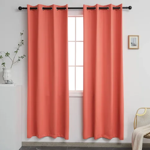 Miniatura 22 de YGO - Cortinas verdes de 183 cm de ancho por 213 cm de largo para dormitorio - Cortinas opacas con ojales en la parte superior, extra anchas