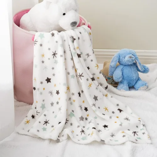 Miniatura 14 de Bunnikins & Clover Manta de Bebé de Franela de Felpa Ligera Súper Suave para Niños y Niñas, Manta de Lactancia de Forro Polar Floral para Niños