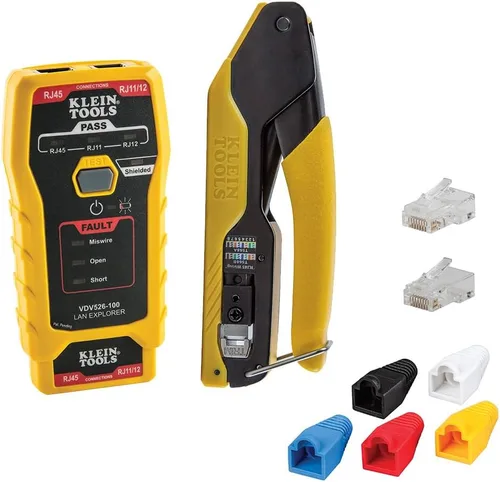 Miniatura 11 de Klein Tools Probador de cable LAN de red VDV526-100, probador de VDV, Explorador de LAN con control remoto