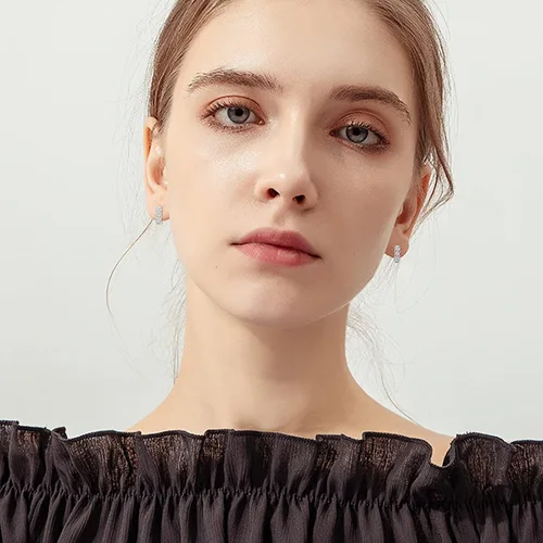 Miniatura 5 de Aretes de aro de margarita para mujeres y niñas, de plata de ley 925, hipoalergénicos, con diseño de margarita, para orejas sensibles, aretes de aro