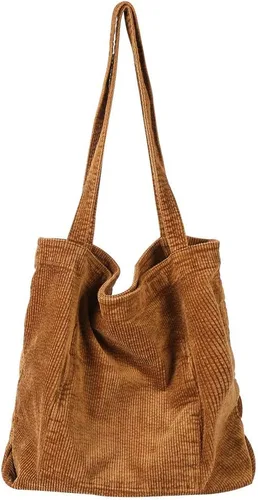 Miniatura 3 de Bolsos de hombro para mujer, bolsos de mano casuales de pana