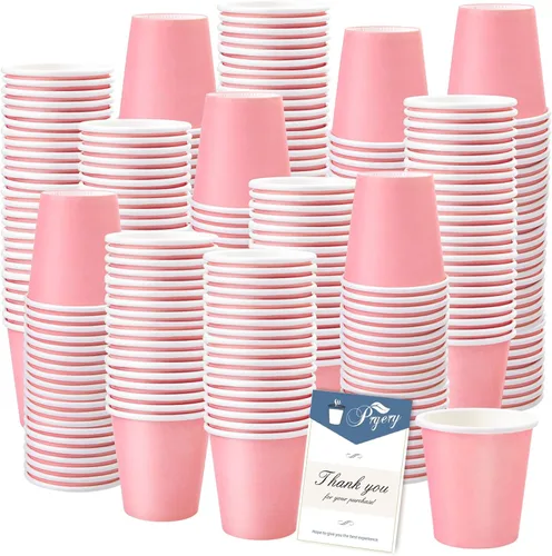 Miniatura 16 de Paquete de 50 vasos de papel blancos de 3 onzas, vasos desechables para el baño, vaso pequeño para enjuague bucal, vaso para aperitivos para agua