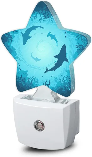 Miniatura 13 de Northern Lights Forest - Luz nocturna enchufable con sensor de atardecer a amanecer para dormitorio, baño y sala de estar, lámpara apta para dormir