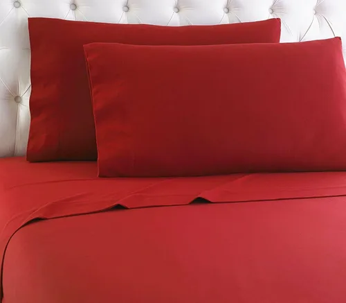Miniatura 6 de Empire Home Juego de sábanas de franela - 100% algodón - Ajustadas + planas + fundas de almohada con bolsillo profundo (individual, morado)