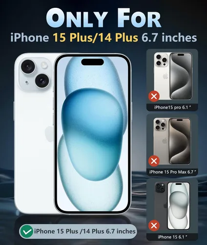 Miniatura 774 de FNTCASE Funda para iPhone 13 Pro-Max: Fundas magnéticas transparentes compatibles con Magsafe Slim anti amarillamiento protección contra caídas