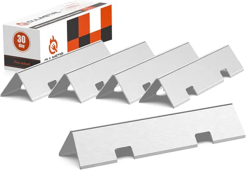 Miniatura 10 de QuliMetal Barras Saborizadoras de 15.3 pulgadas para Parrillas Weber Spirit E310, Spirit 300, Spirit II 300, E315 E320 E330 S310 S315 S320 S330