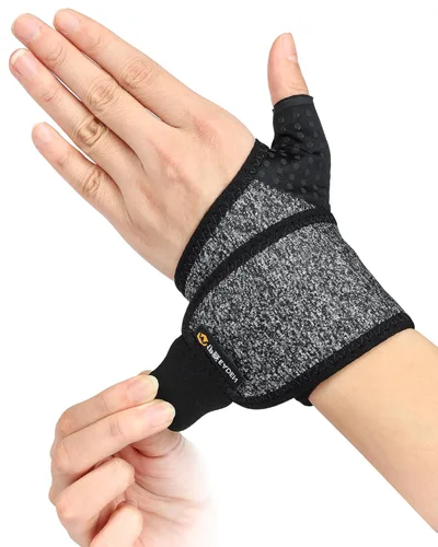 Muñequera transpirable ajustable para alivio del túnel carpiano y tendinitis, correas de muñeca de gimnasio, muñequeras para levantamiento de pesas,