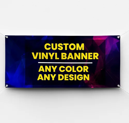 Pancarta de vinilo personalizada personalizada, impresión para uso en interiores o exteriores, eventos de negocios, fiesta de cumpleaños, pancarta