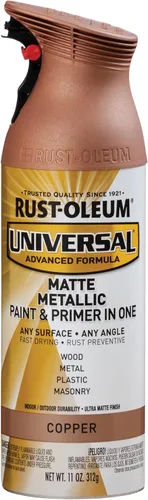 Miniatura 102 de Rust-Oleum 245197 Pintura en aerosol universal para todas las superficies, 12 onzas, negro satinado