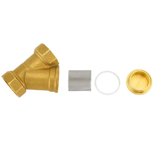 Miniatura 5 de Filtro Y de latón de 3/4 pulgadas, filtro de sedimentos con pantalla de filtro de malla 40, filtro de manguera en línea de plástico, filtro de tubo