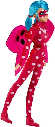 Miniatura 2 de Bandai Milagrosa mariquita y gato negro juguetes articulados 10.2 in muñeca de moda con accesorios Marinette Superhero Cosmobug Figurine