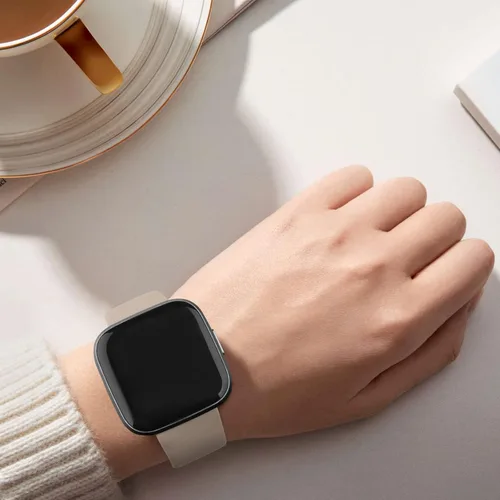 Miniatura 7 de Vancle Correas de silicona compatibles con correas de reloj Fitbit Versa 2 para mujeres y hombres, correas de repuesto deportivas suaves