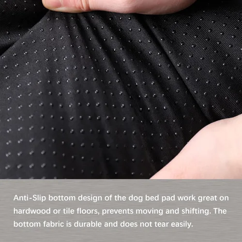 Miniatura 7 de Vonabem Alfombrilla para Jaula de Perro Grande 36 Pulgadas, Cama Lavable para Jaula para Perros Grandes y Medianos, Alfombrillas Suave de Felpa