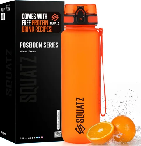 Miniatura 13 de SQUATZ Poseidon Series - Botella de agua deportiva de 78 onzas – Botella de agua deportiva de gran volumen de boca ancha para gimnasio, con hebilla