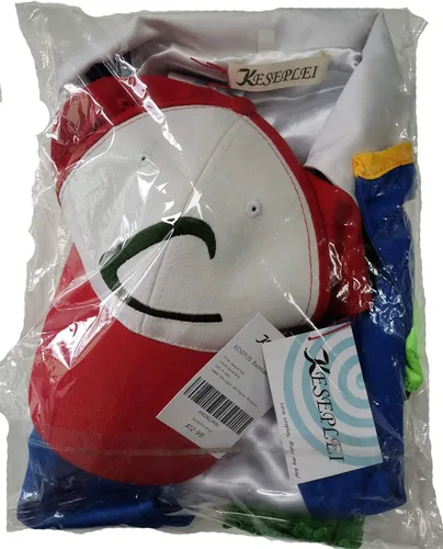 Miniatura 7 de KESEPLEI - Chaqueta de Halloween para adultos y niños, guantes para entrenador de anime, Azul Patchwork