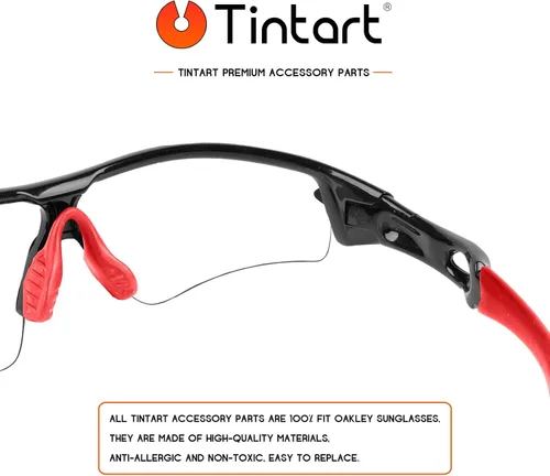Miniatura 6 de Tintart Kits de goma para orejas y nariz, compatibles con Oakley Radar Path Range Edge Pitch