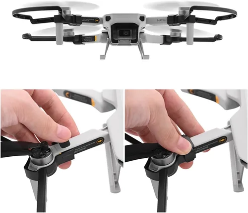 Miniatura 6 de SeiZed Props Blade Propellers - Cubierta de anillo protectora para D-JI Mavic Mini 1, kit de protección de hélice anticolisión, accesorio para Negro