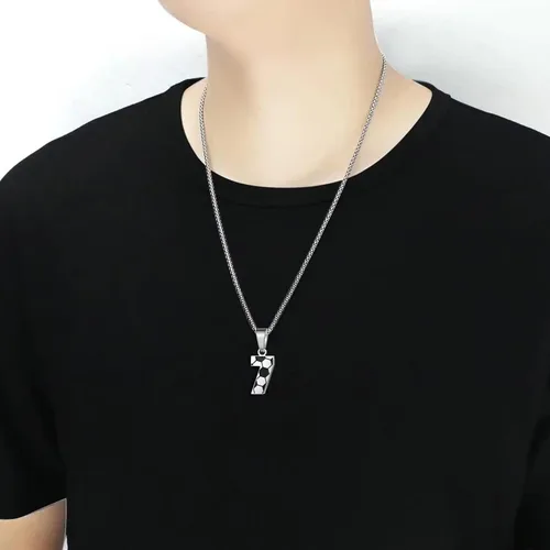 Miniatura 2 de ZRAY Collar de número de fútbol para niños, colgante de fútbol de acero inoxidable, cadena de plata de 22+2 pulgadas, regalo de fútbol personalizado