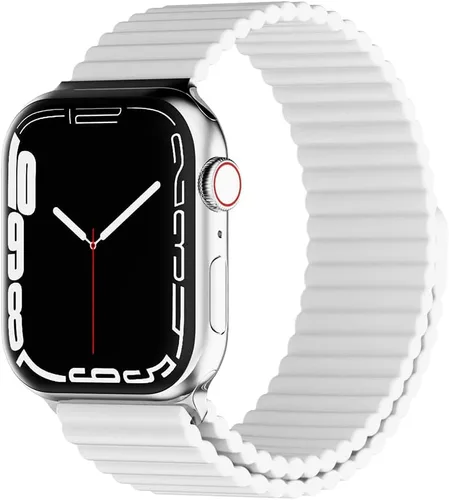 Miniatura 9 de HeiKe Correa magnética de silicona para Apple Watch Band de 1.929 in 1.811 in 1.772 in 1.732 in 1.654 in 1.614 in 1.575 in 1.496 in para hombres