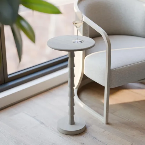 Miniatura 17 de Relso Aurora - Mesita de noche de madera maciza con estante abierto, mesa de noche con acabado negro, mesa auxiliar para dormitorio, sala de estar