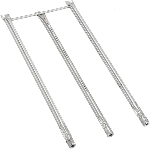 SafBbcue 7508 - Juego de 3 tubos de acero inoxidable de 28 pulgadas para Weber Genesis Silver B/C Gold B/C Spirit 700 Spirit E-310/320 con control