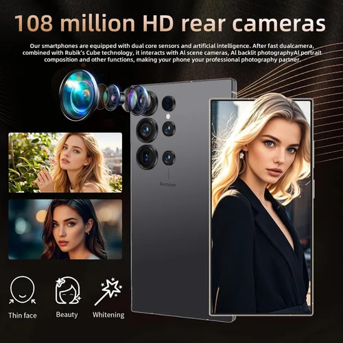 Miniatura 4 de Teléfono celular I25 Ultra desbloqueado, 8 GB+256 GB Pluma incorporada 6.99 "FHD+ Pantalla 7000mAh Batería Todo el Día Teléfono Inteligente Android