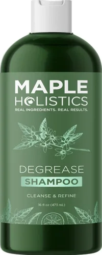 Champú aclarante para cabello graso y cuero cabelludo - Champú de limpieza profunda que elimina la acumulación con aceite de romero para cabello y