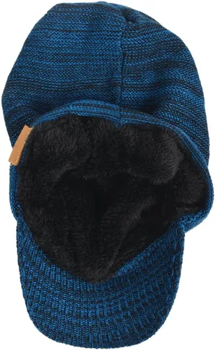 Miniatura 3 de Gorro de punto vintage para hombre con visera B319