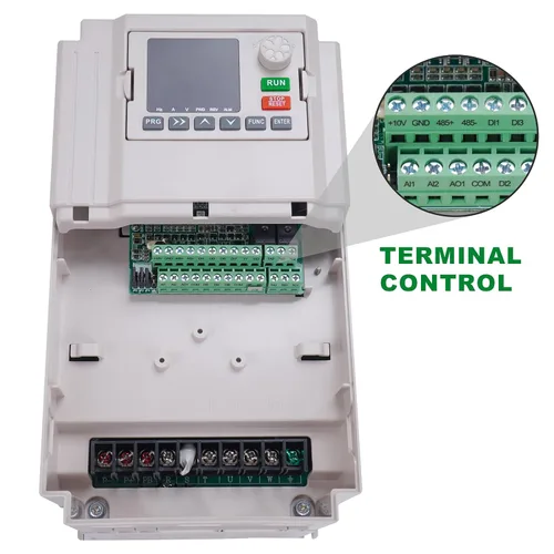 Miniatura 3 de Inversor VFD de frecuencia variable AC 220V/2.2KW 3HP, inversor VFD de 10A, convertidor de monofásico a trifásico, utilizado en motores de ≤3HP