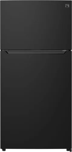 Kenmore Refrigerador de montaje superior de 33" con congelador - Estanterías ajustables, cajones con control de humedad, máquina de hielo opcional,