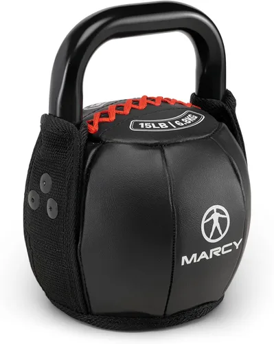 Miniatura 10 de Marcy Pesa rusa suave de entrenamiento de fuerza con mango para levantamiento de pesas, acondicionamiento, fuerza y entrenamiento de núcleo, 10