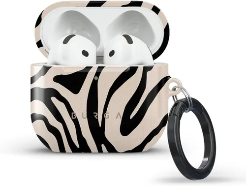 Miniatura 15 de Burga Funda rígida para Airpod compatible con Apple Airpods 4, estuche de carga, patrón minimalista de lunares - Funda protectora de plástico duro