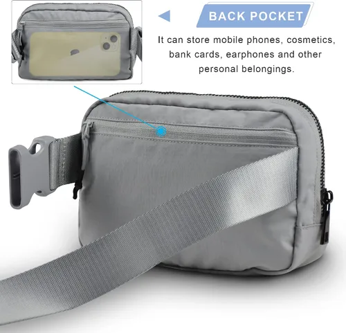 Miniatura 3 de SNDMOR Bumbag unisex, Gris
